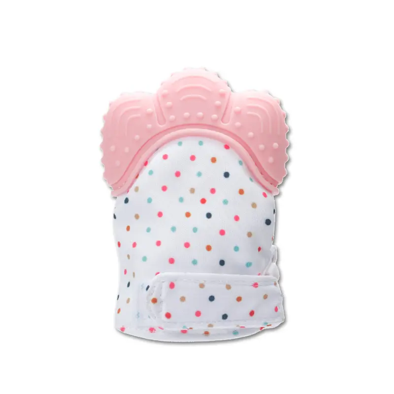 Infants Pink Teething Mitten