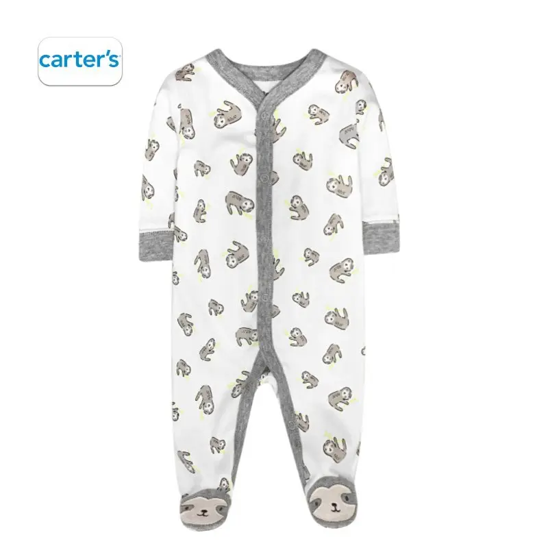 CARTER'S White With Koala feets sleepsuit