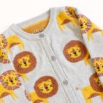 ⁦Boys Grey Warm Lion Jacket⁩ - الصورة ⁦3⁩