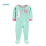 CARTER'S Light Green Lama Sleepsuit