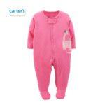 CARTER'S Pink Dinasour Sleepsuit