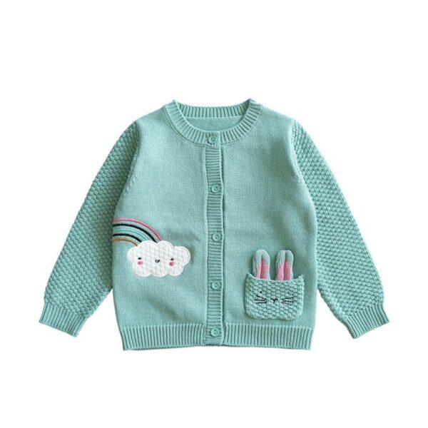 Girls Warm Cloud And Rabbit Jacket