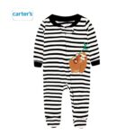 CARTER'S Black and White Koala Sleepsuit
