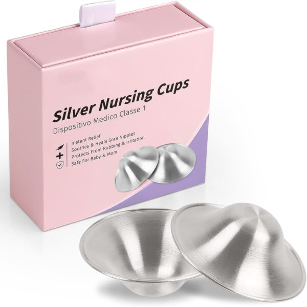 Silver Nursing Cups