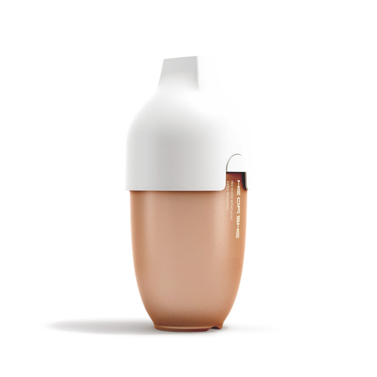⁦HeorShe, Baby Bottle, 1 pack, F-FLOW- 240ml⁩ - الصورة ⁦2⁩
