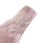 Cross Nursing Bra with Lace - Image 6