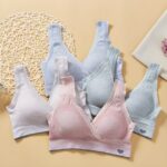 Cross Nursing Bra with Lace