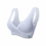 Cross Nursing Bra with Lace - Image 2