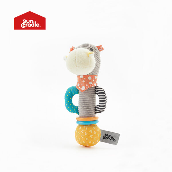 Baby Hand Rattle - Hippopotamus