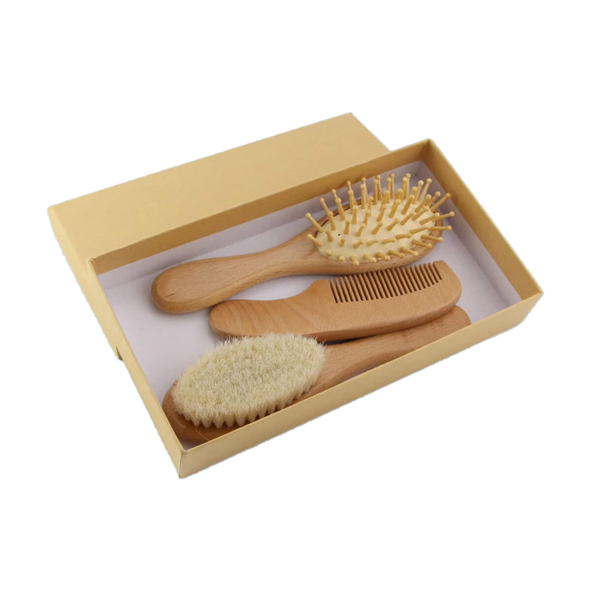 ⁦Baby Comb And Brush Set 3 Pieces⁩ - الصورة ⁦2⁩