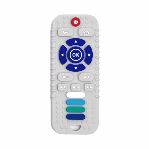 Grey Remote Control Teether