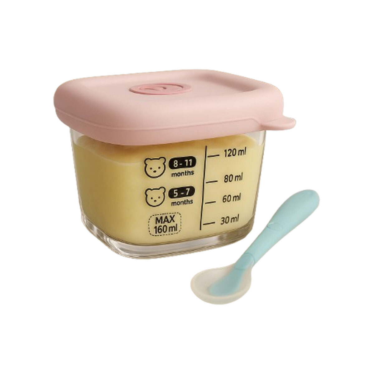 3 Glass Food Containers Set -160 ml - Image 1