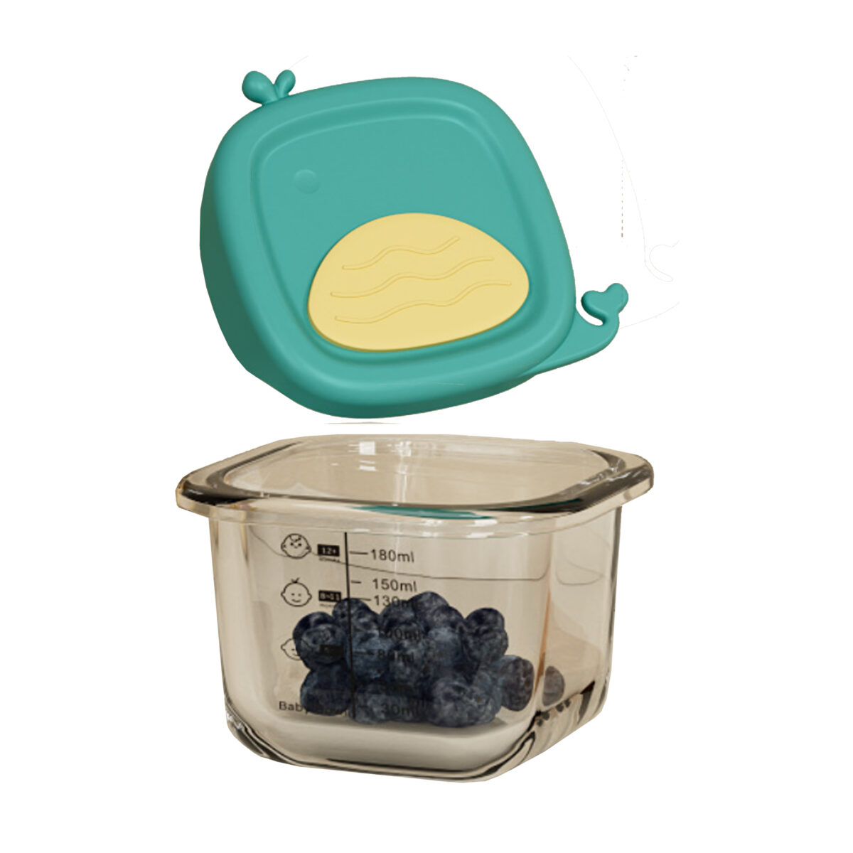 Glass Food Container - 180ml - Image 2